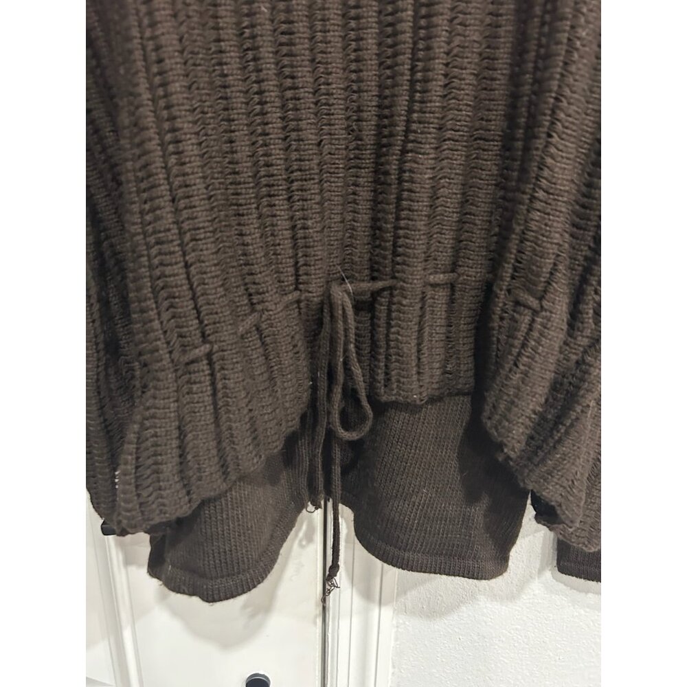 Cache Cache Cowl Neck Layered Pullover Sweater Br… - image 4